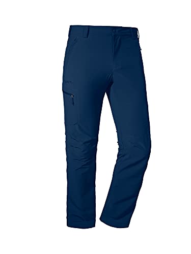 Schöffel Herren Pants Folkstone, leichte Wanderhose mit Stretch-Material, robuste Outdoor Hose mit sportlichem Schnitt, dress blues, 52 im Sale
